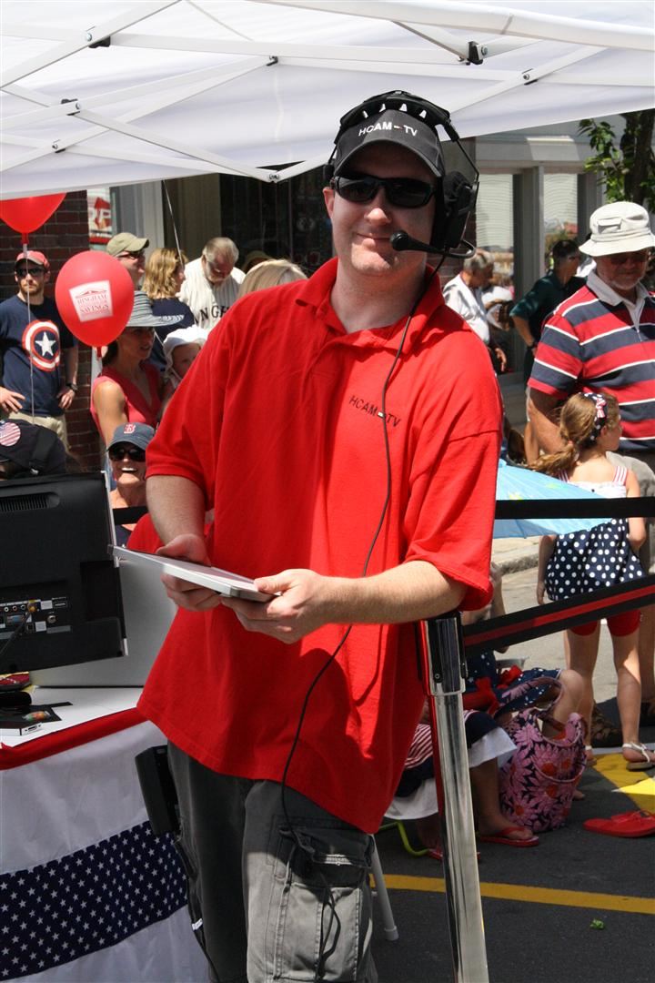 James Walsh from HCAM directs the taping 